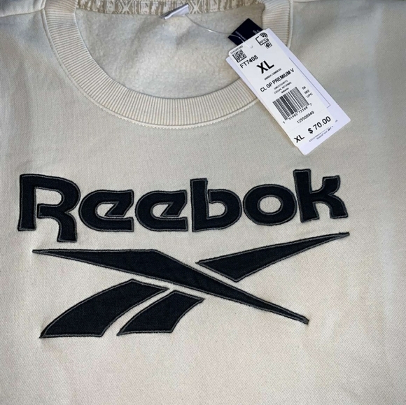 Reebok Washed Vector Crew Neck Sweatshirt - Picture 5 of 9